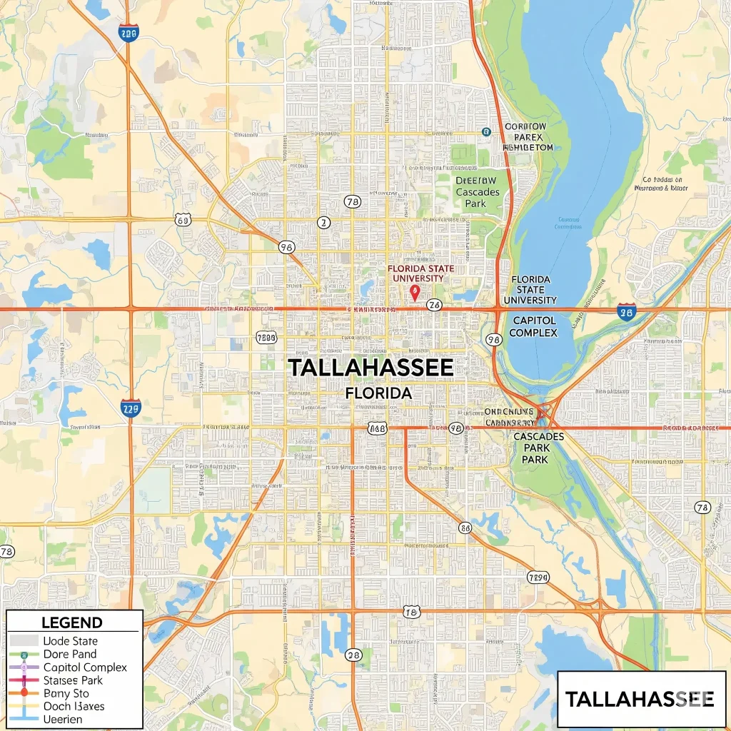 image of tallahasse map